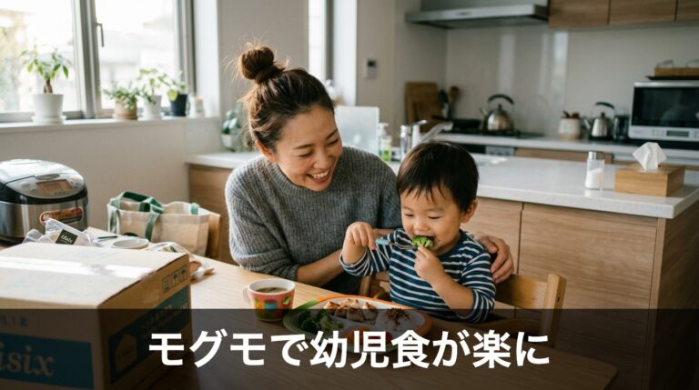 幼児食の悩みを考えるイメージ